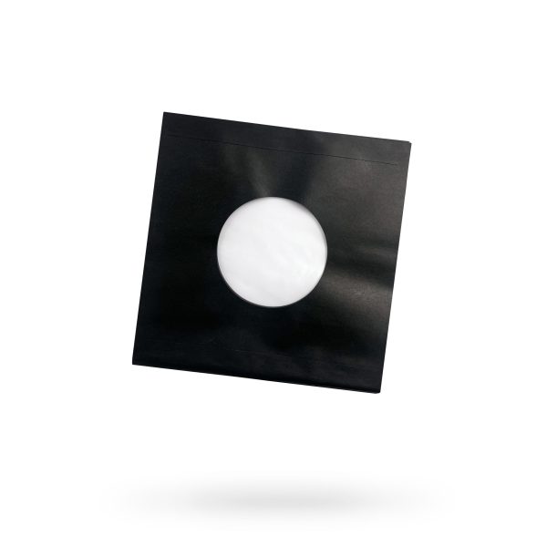 DELUXE SINGLE (7'') BINNENHOEZEN MET KUNSTSTOFVOERING (ZWART) 10 STUKS