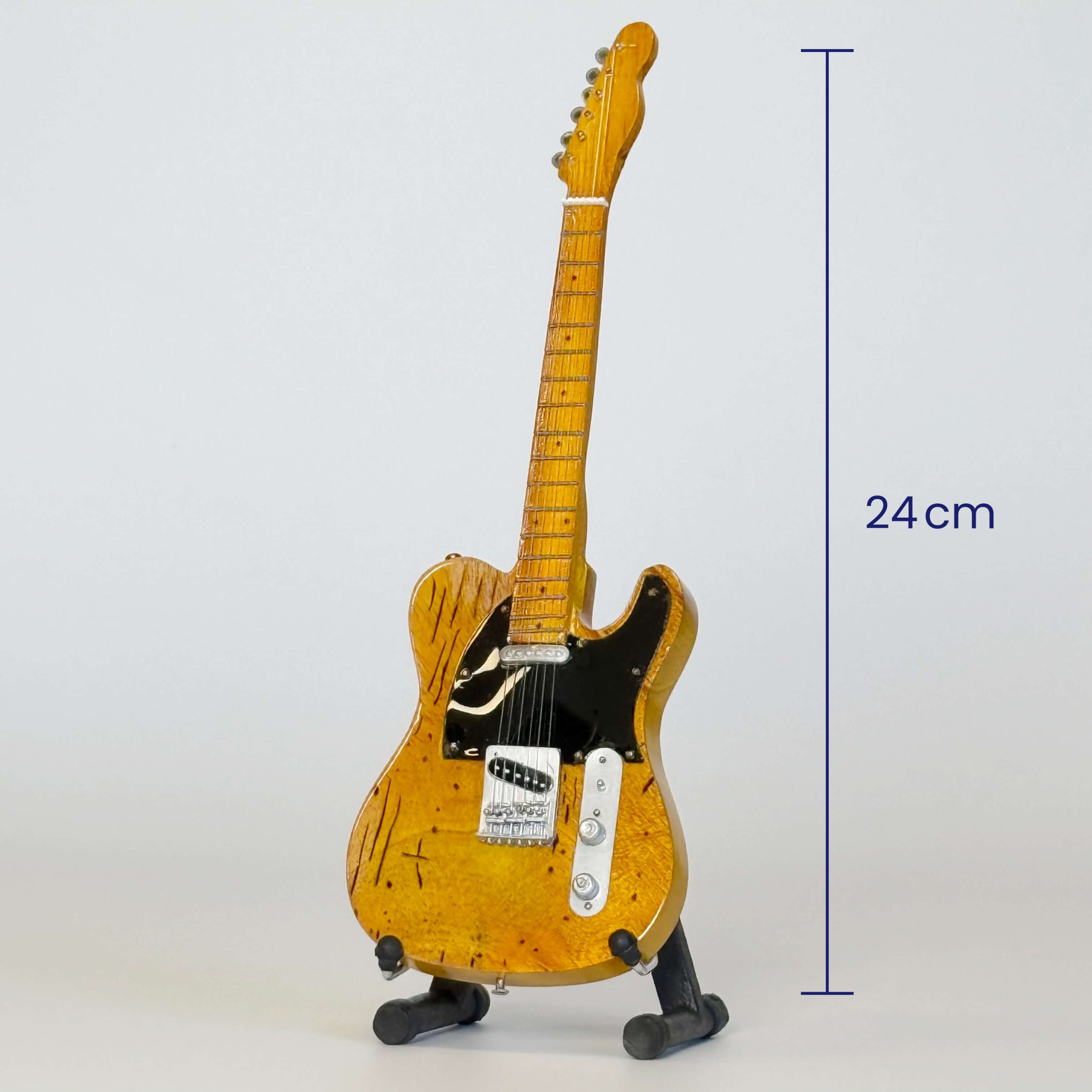 5.1 MINIATUURGITAAR ( KEITH RICHARDS ) THE ROLLING STONES - Afbeelding 1