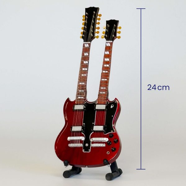 MINIATUURGITAAR ( JIMMY PAGE ) LED ZEPPELIN