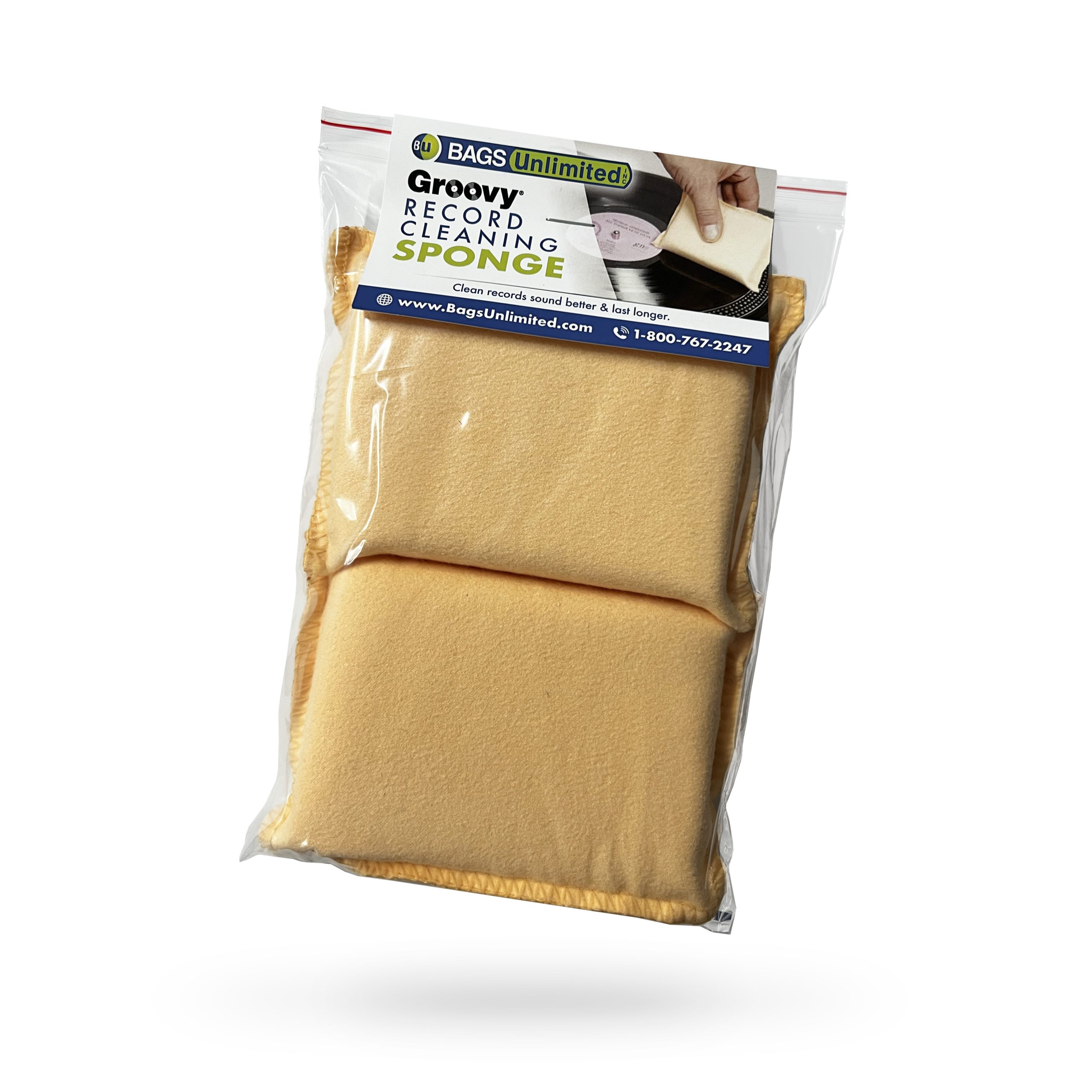 Cleaning-Sponge-scaled SPONS 2X (MICROVEZEL) - Afbeelding 1