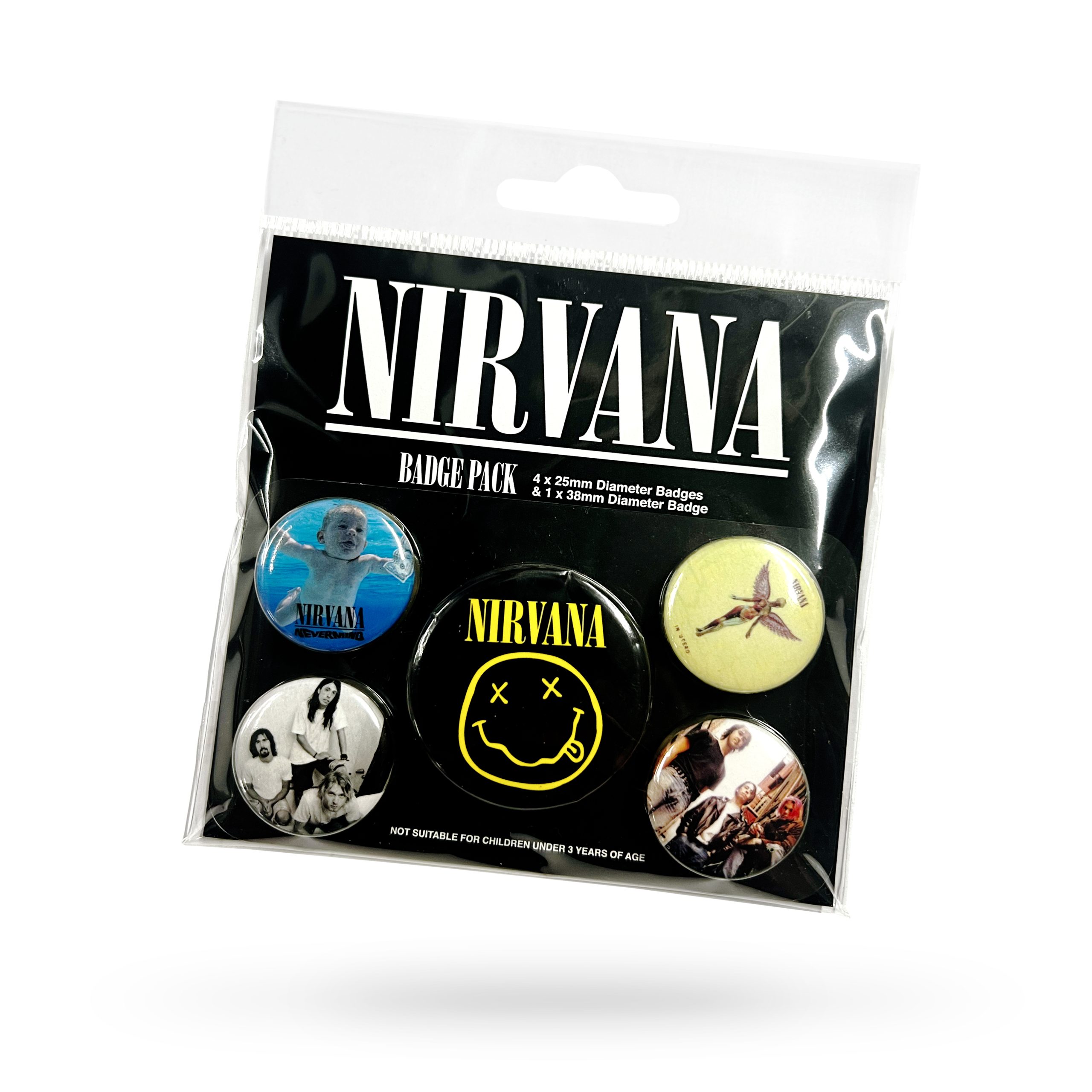 Nirvana-pinbadge-scaled PIN BADGES (NIRVANA) - Afbeelding 1