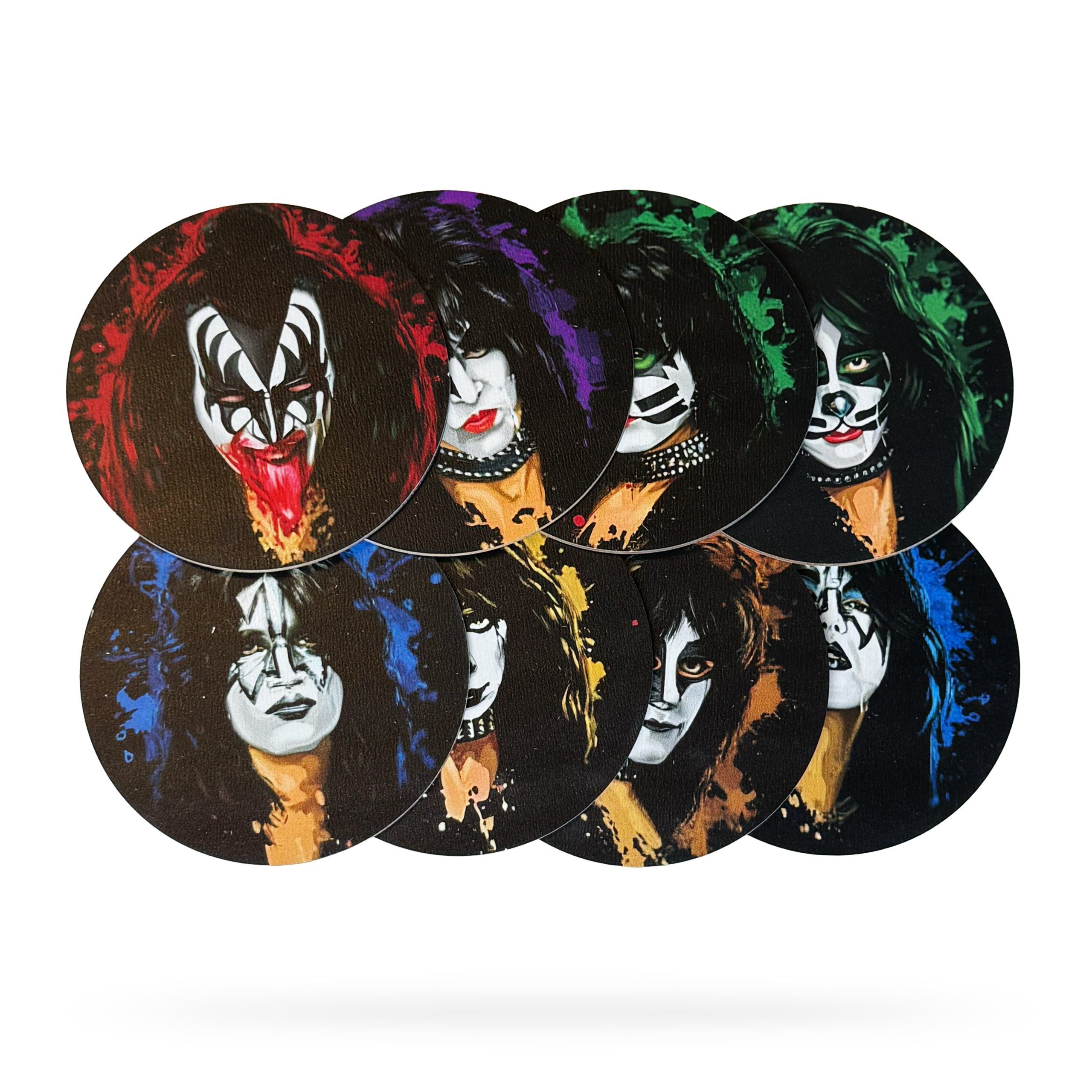 Onderzetters(Kiss) ONDERZETTERS (KISS) HOUT - Afbeelding 1