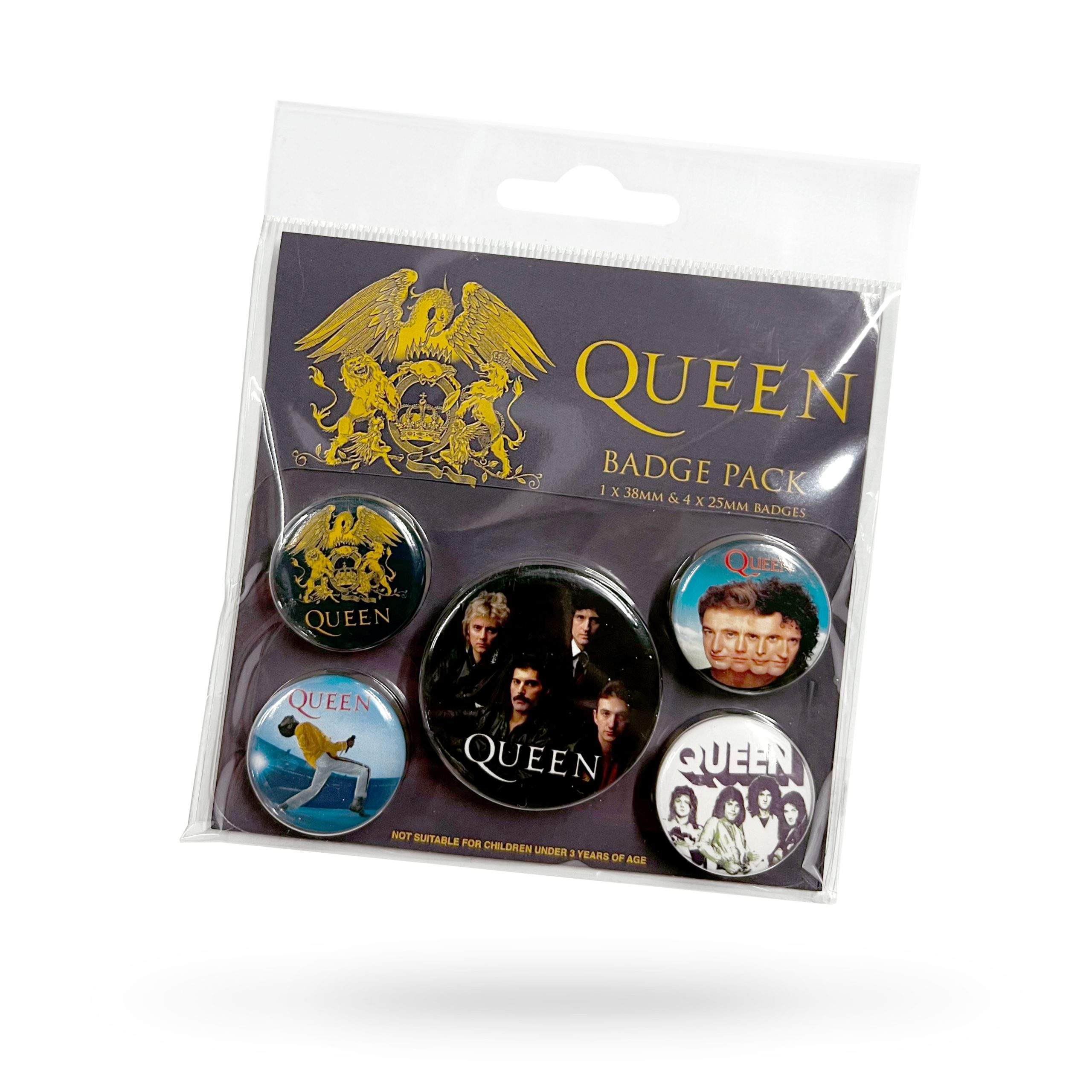 Queen-pinbadge-scaled PIN BADGES (QUEEN) - Afbeelding 1