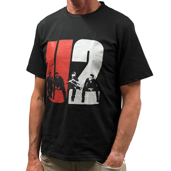 T-SHIRT (U2) ZWART
