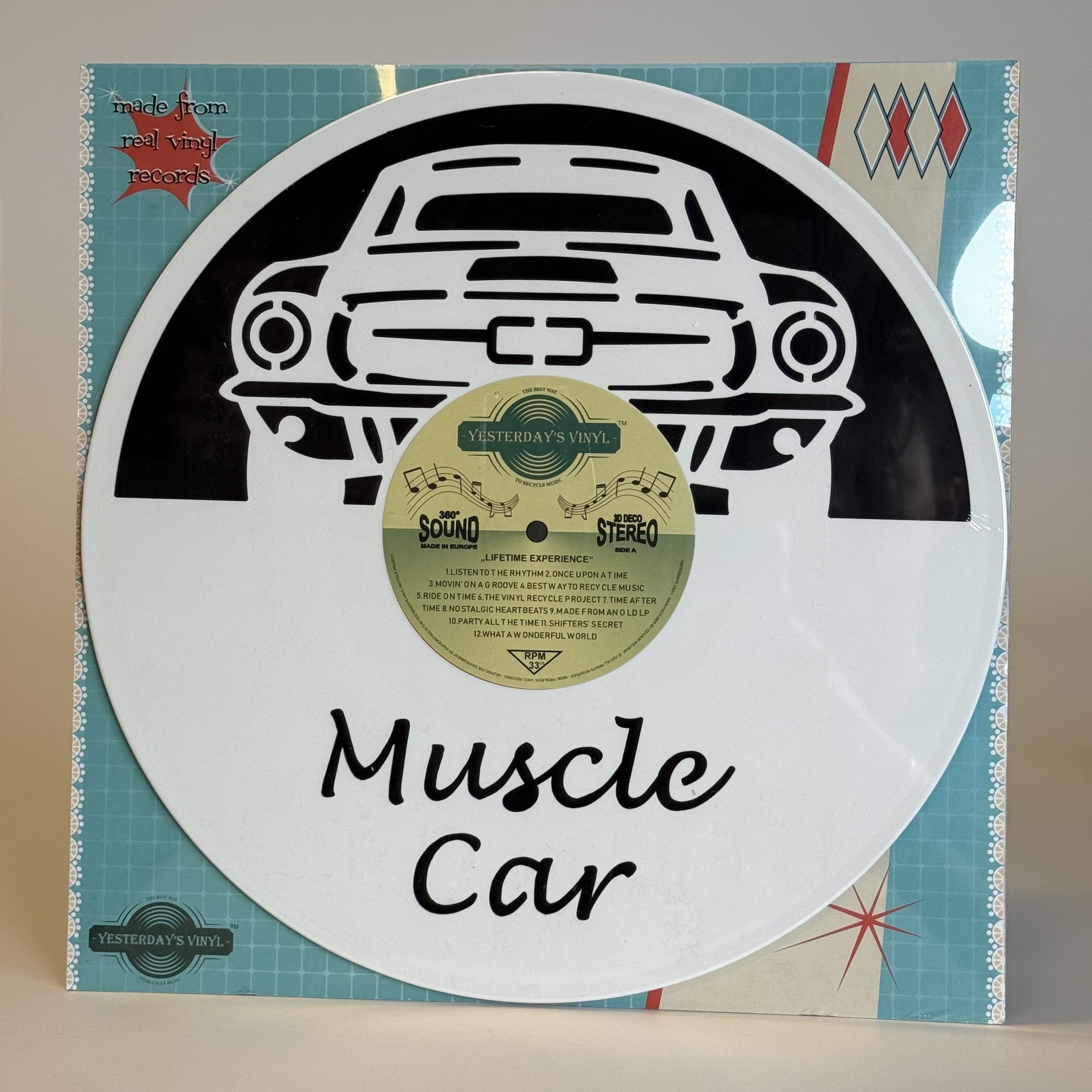 DR7 WANDPLAAT (MUSCLE CAR) - Afbeelding 1