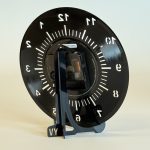 VINYLKLOK (BUREAUKLOK) #1 - Afbeelding 2