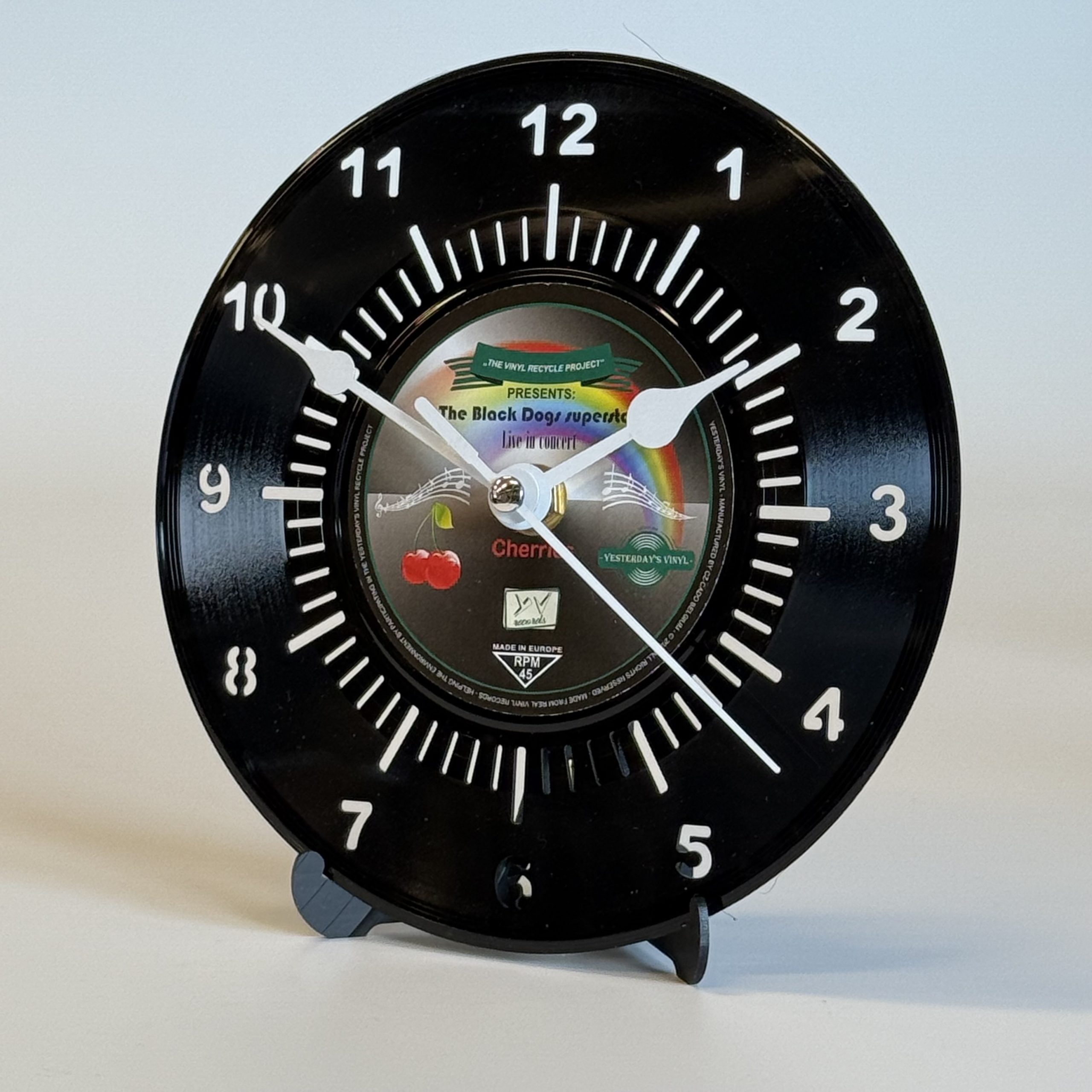 K1 VINYLKLOK (BUREAUKLOK) #3 - Afbeelding 1