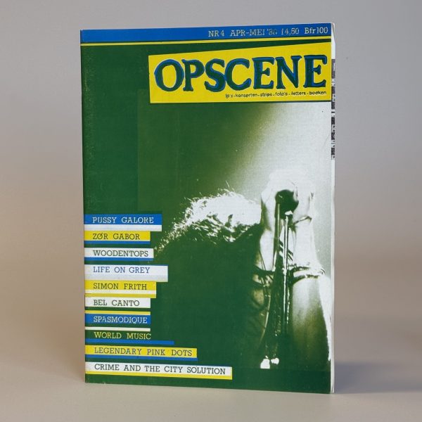 OPSCENE NR. 4 APRIL-MEI 1988 – PUSSY GALORE & LEGENDARY PINK DOTS