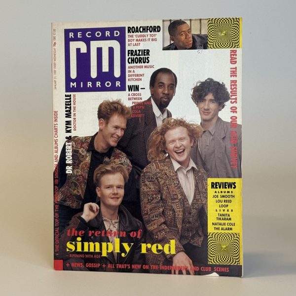 RECORD MIRROR 21 JANUARI 1989 – SIMPLY RED COVEREDITIE