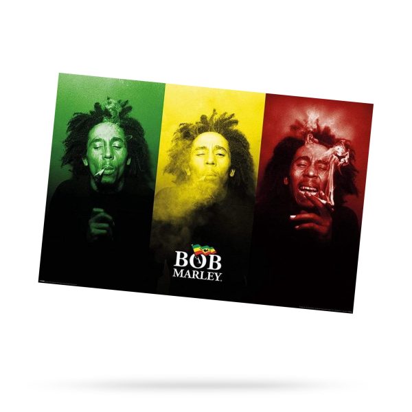 BOB MARLEY - TRICOLOUR SMOKE (POSTER)