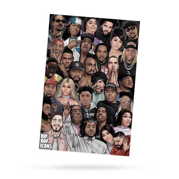 HIP HOP ICONS (POSTER)