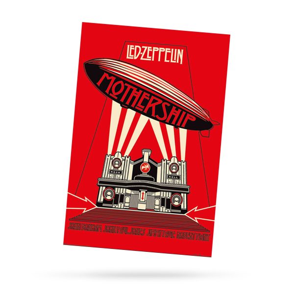 LED ZEPPELIN - MOTHERSHIP RED (POSTER)