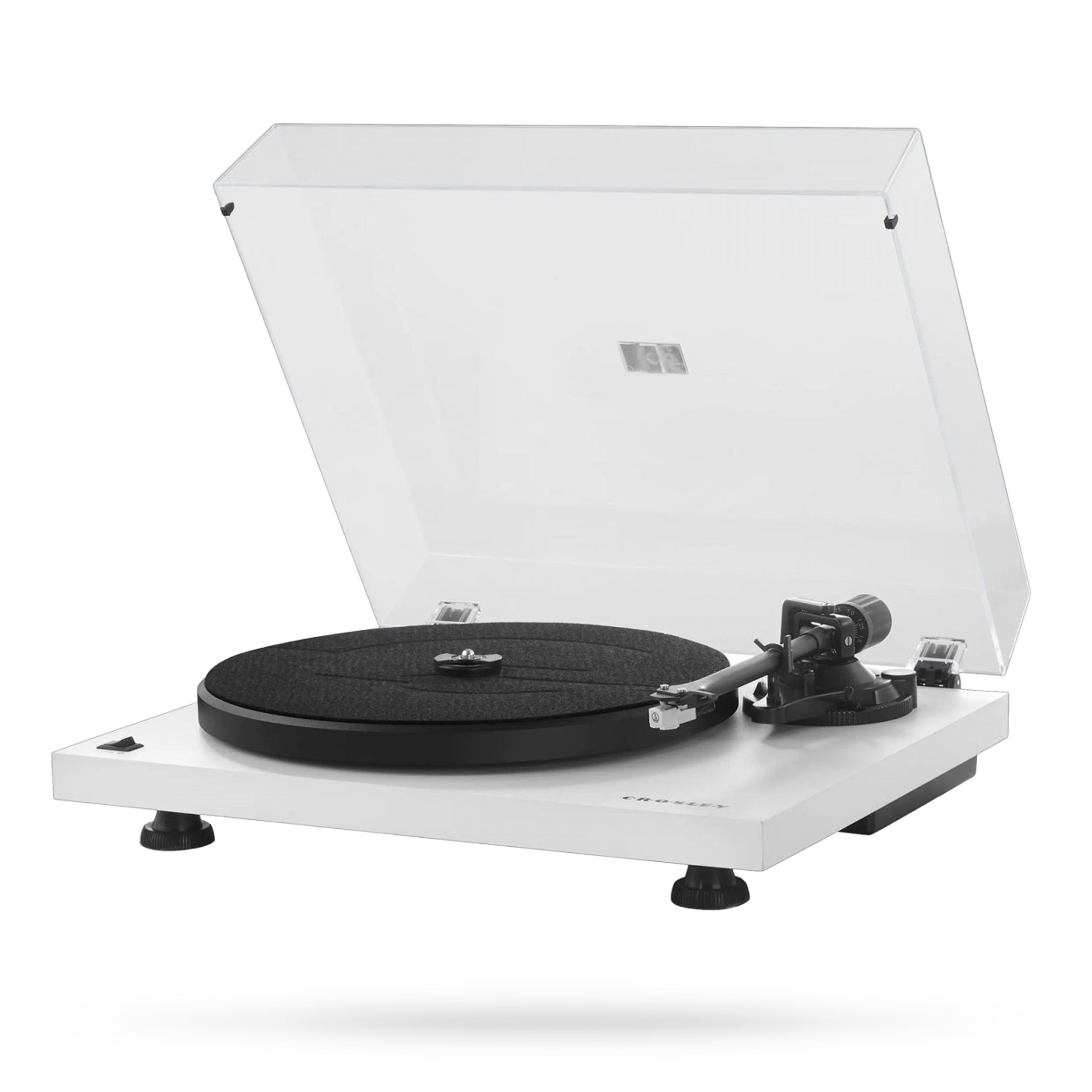 HOM2 CROSLEY C6 2-SPEED (WIRELESS PLATENSPELER) WIT - Afbeelding 1