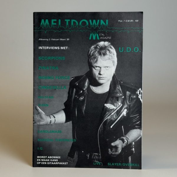 MELTDOWN METAL MAGAZINE, NR. 3 FEB-MRT 1989 (TWEEDEHANDS)