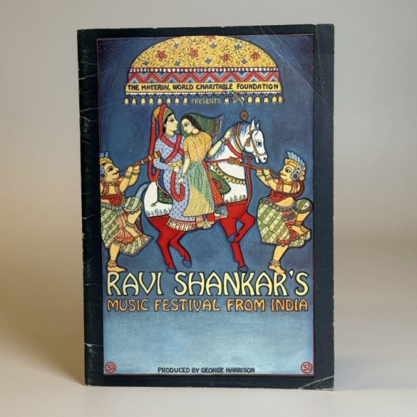 RAVI SHANKAR’S MUSIC FESTIVAL FROM INDIA, ORIGINAL TOUR PROGRAM (TWEEDEHANDS)