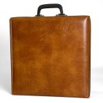 VINTAGE BRUINE LP-KOFFER, JAREN ’70 (TWEEDEHANDS) - Afbeelding 3