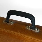 VINTAGE BRUINE LP-KOFFER, JAREN ’70 (TWEEDEHANDS) - Afbeelding 5